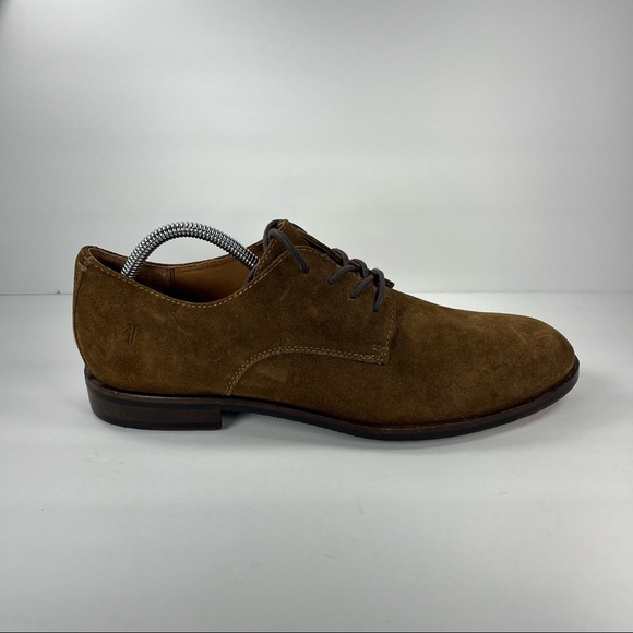 Frye Mens Sam Derby Suede Lace Up 